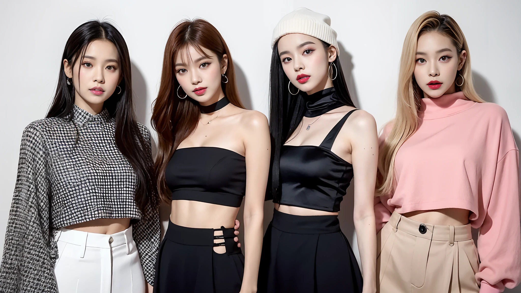 Araf girl in black and white costume posing for photo, black pink, jossi of blackpink, roseanne park of blackpink, 2 0 2 0 fashion, TWICE, portrait of jossi of blackpink, nffsw, exclusive, Lalisa Manoban in blackpink, k pop, Larisa Manobal, Artists, nowi, 2019 trending photo