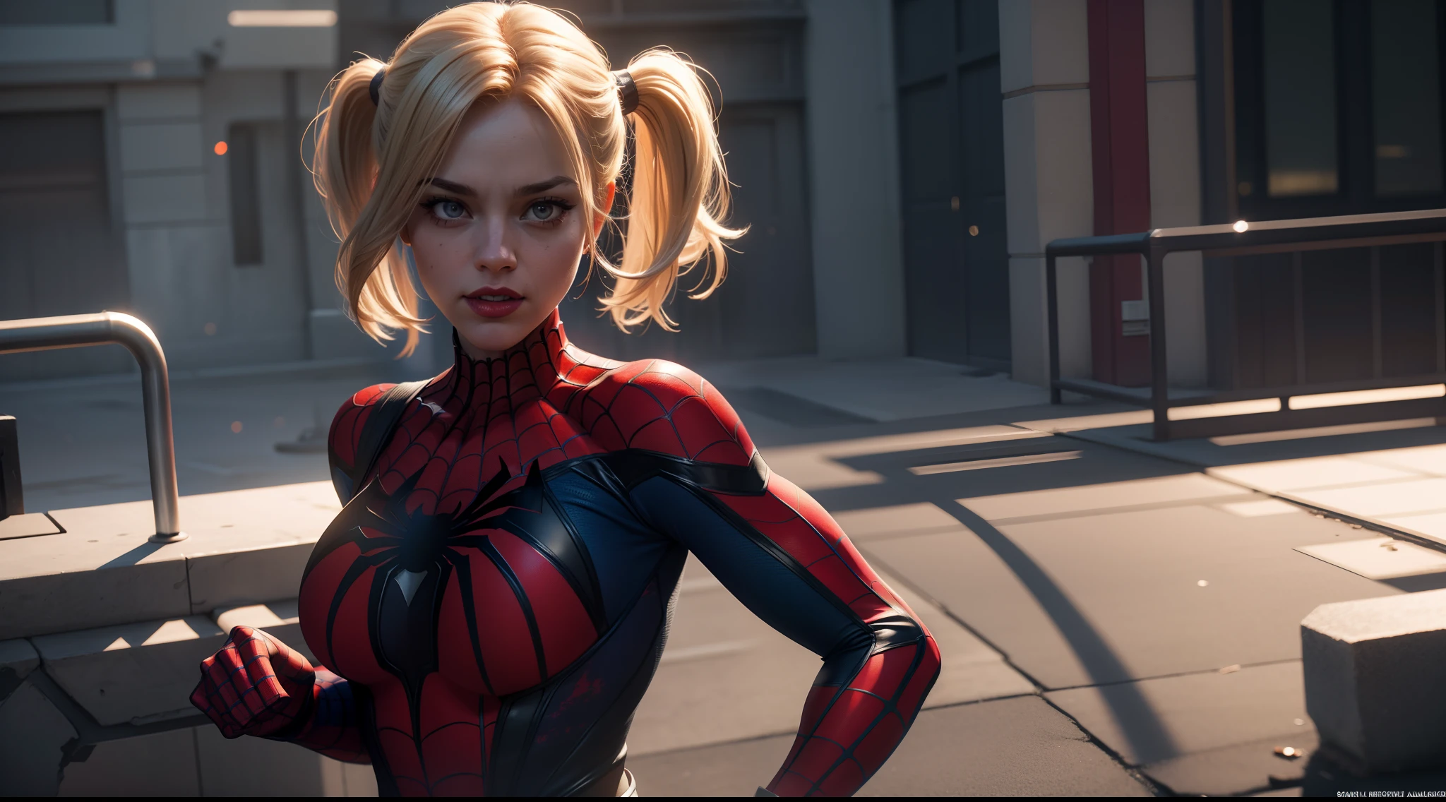a sexy spider girl, spider man suit with web patterns, short red skirt with web patterns, extremely detailed, photorealistic, full body, realistic anatomy, highly detailed face, beautiful eyes, detailed lips, realistic skin texture, doggy style sex, hyper detailed, 8k, masterpiece, perfect composition, hyperrealistic, super detailed, 8k, high quality, trending art, trending on artstation, sharp focus, studio photo, intricate details, highly detailed, art by greg rutkowski