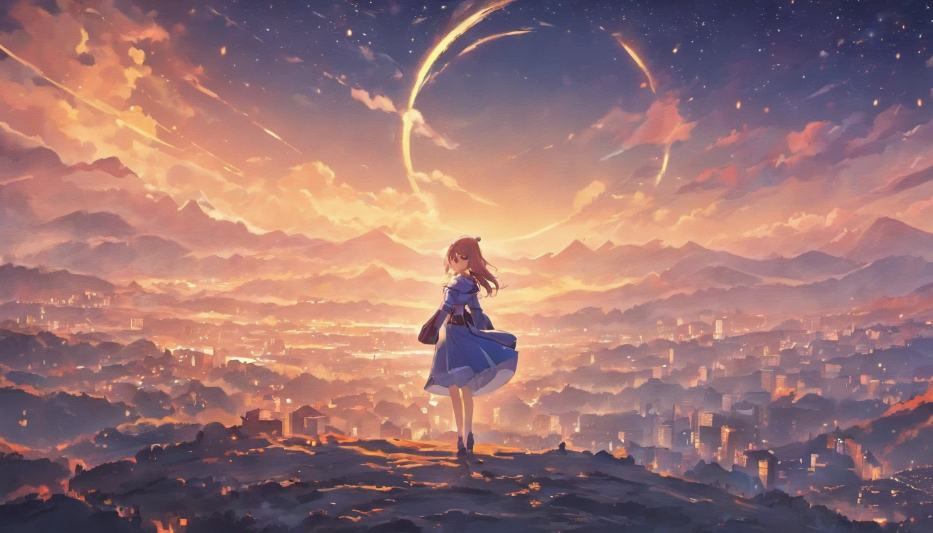 the night,Next quarter of the month,Ring Cloud,Rolling Mountains,Sparkling River,Starlight,empty