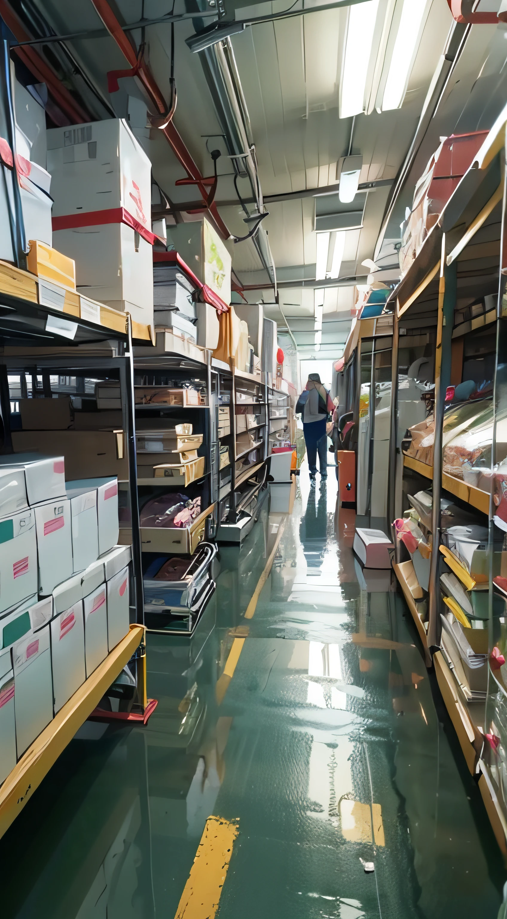 Well organized factory, tudo no lugar
