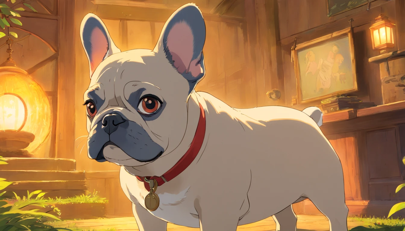 French Bulldog, Titanic, deck