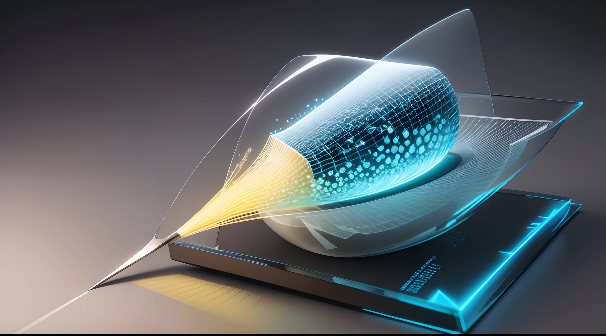 Engaging 3D visualization featuring stunning graphs、glinting