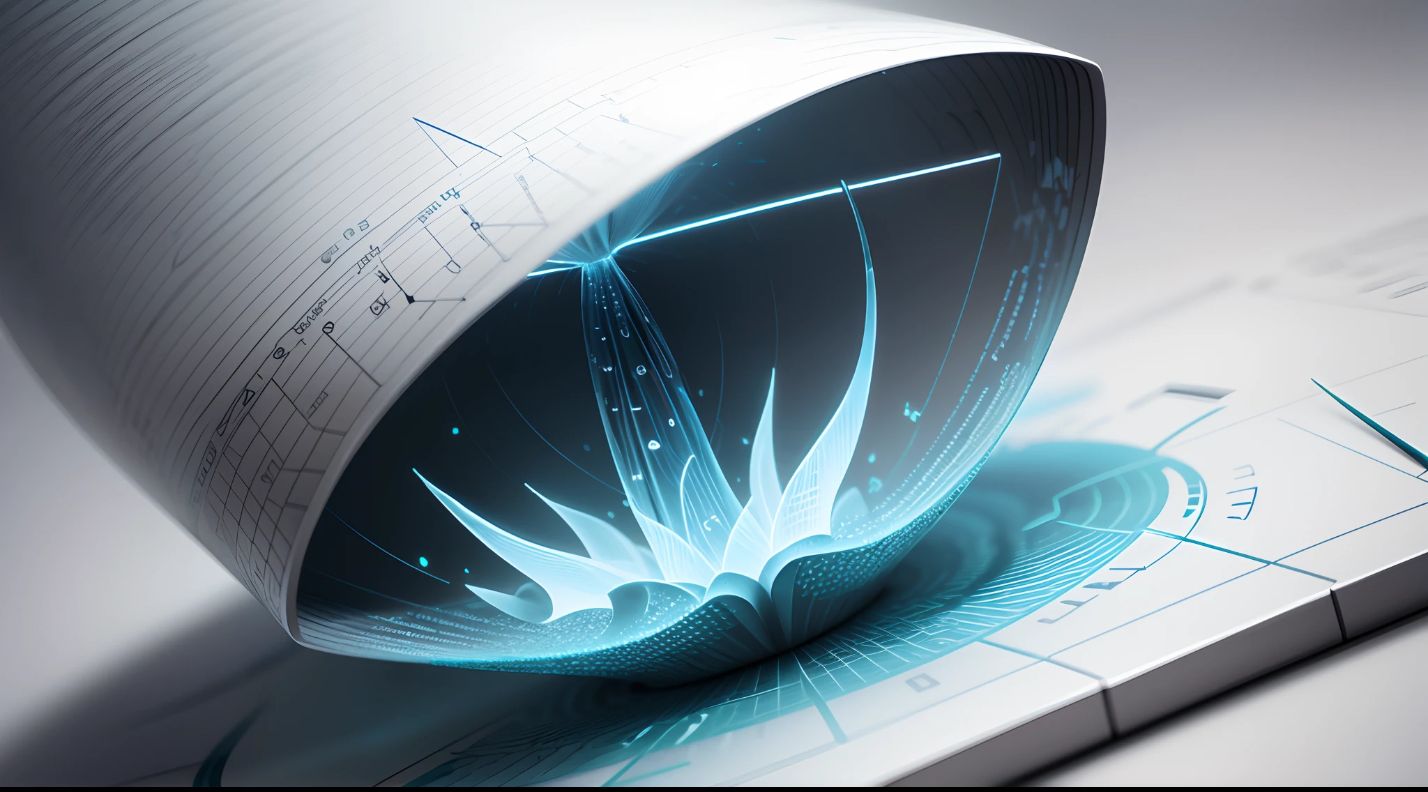 Engaging 3D visualization featuring stunning graphs、glinting