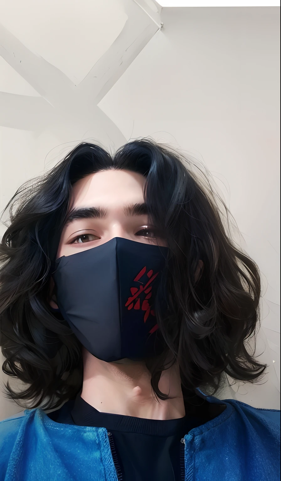 Black hair, handsome