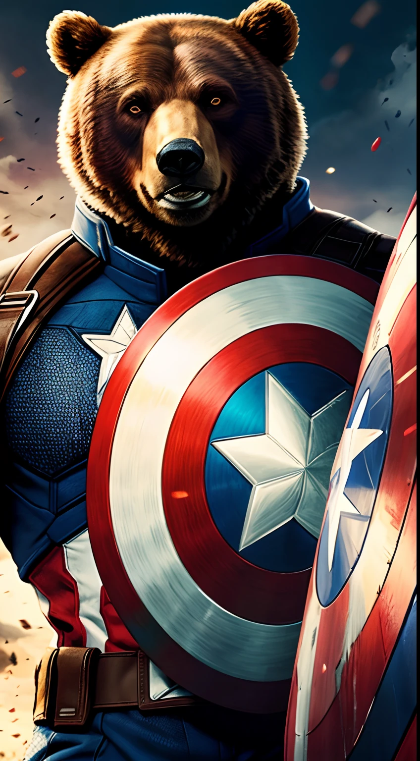 Bear Captain America