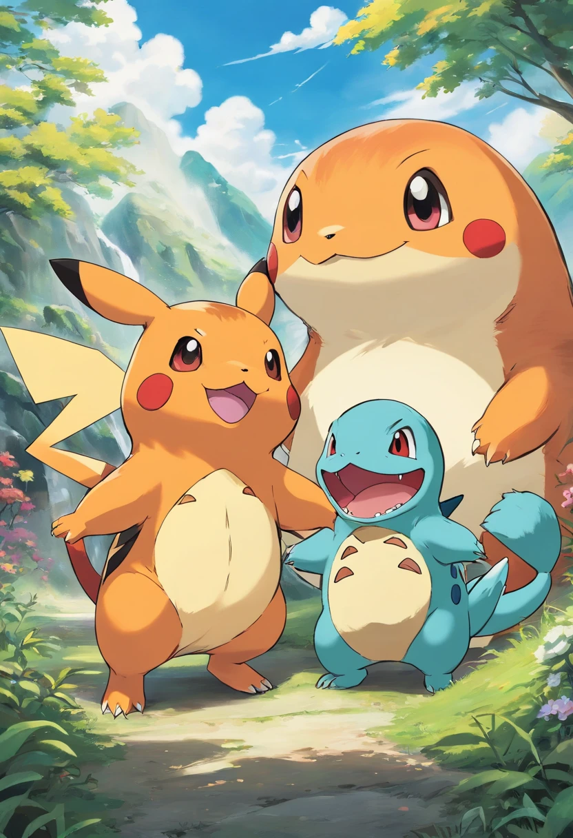 Salameche Pokémon , Pokémon style ghibli , Pokémon , Charmander ghibli