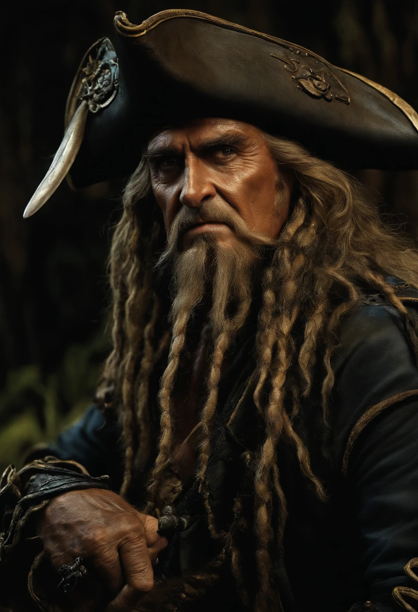 Davey Jones (Orig. Davy Jones) is one of the antagonists of the Pirates of the Caribbean film series. First appearance in the movie Pirates of the Caribbean: Dead Man's Chest. He's very cunning, cruel and insidious, does not tolerate breach of contract.