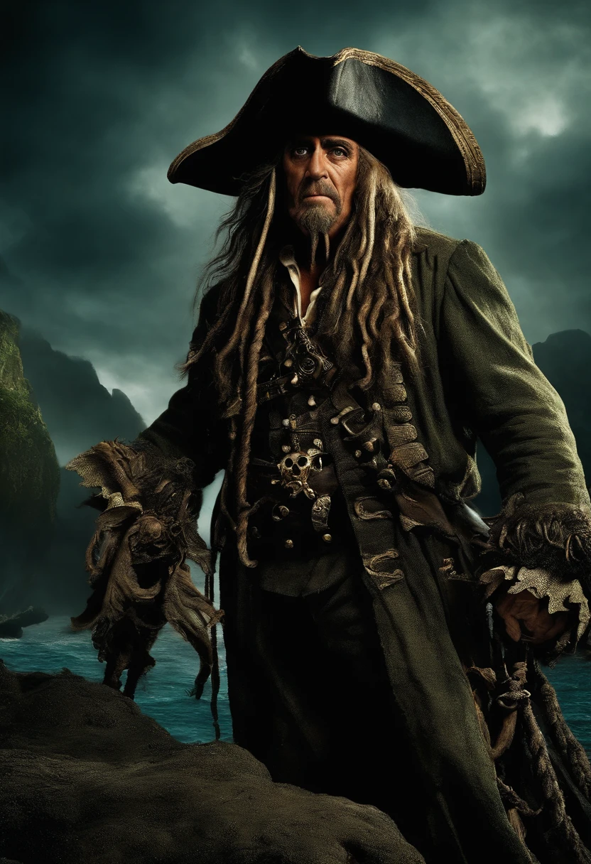 Davey Jones (Orig. Davy Jones) is one of the antagonists of the Pirates of the Caribbean film series. First appearance in the movie Pirates of the Caribbean: Dead Man's Chest. He's very cunning, cruel and insidious, does not tolerate breach of contract.