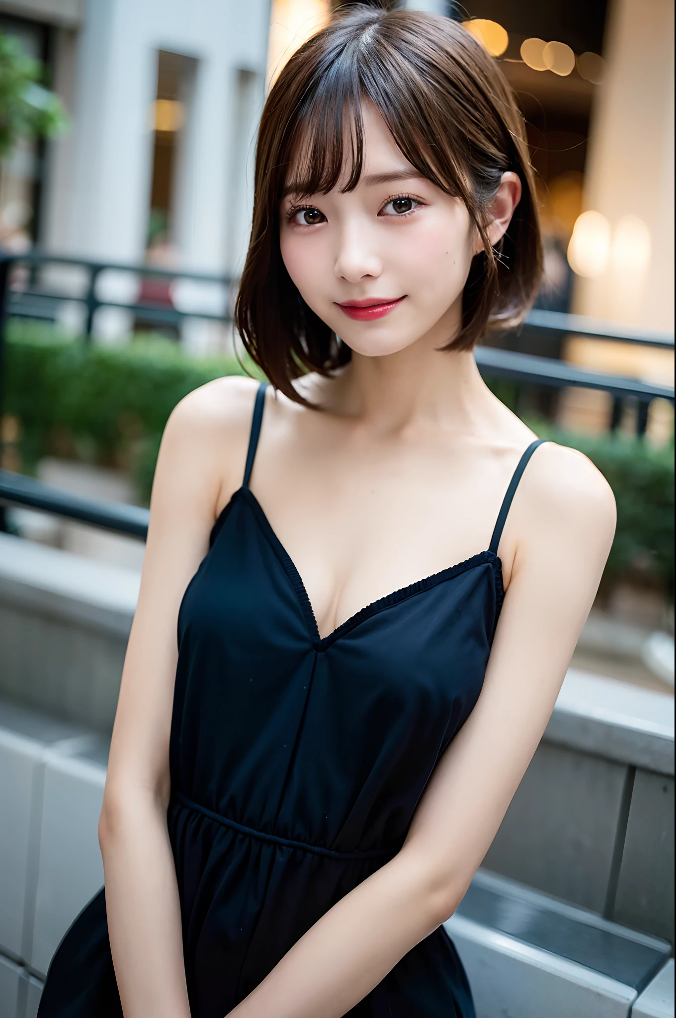 (top-quality、8K、32K、masuter piece、nffsw:1.2)、Bery short hair、profile、(slim figure:1.2)、(s lips) 、17 age、bathrobe、Summer Festivals、二重まぶた、shinny skin、Realistic rays、mare、beauitful face、(A smile:1.3)、crouching down、(From above:1.2)、(a closeup:1.4)、blurry backround、(Front Focus)、(Dark: 1.6)、Fantasy Art、photoRealstic、Professional Lighting、extra detailed face、Award-winning、deep-shadows、