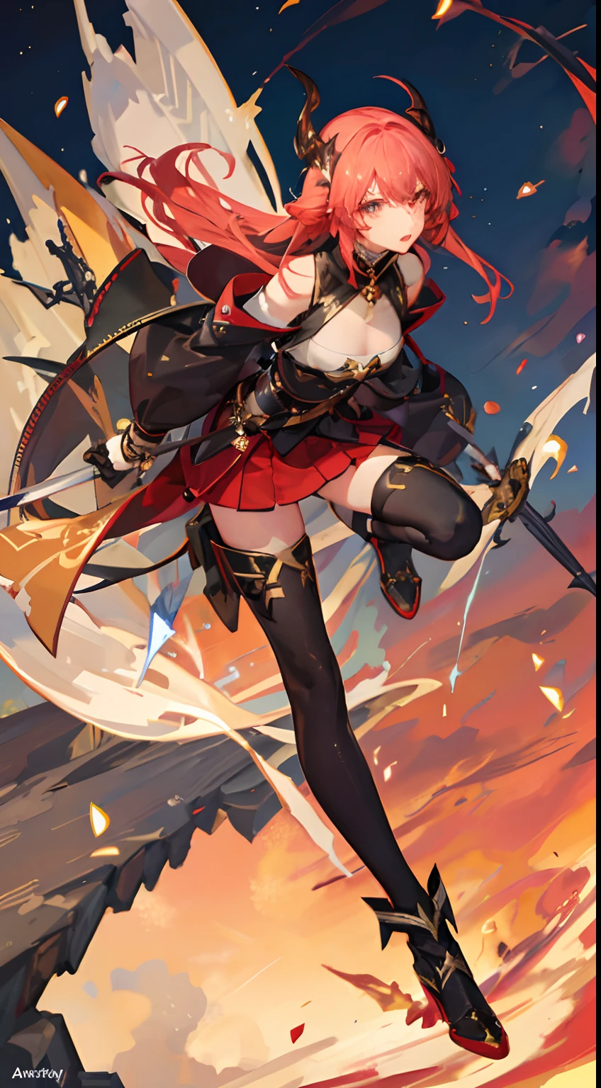 In "Mayura", Rena Rage had the same appearance as her superhero counterpart except for being red all over without the pattern she had on her superhero counterpart, and her flute being black, owing to her having been taken over by a Scarlet Akuma. Her appearance resulting from a regular Akuma is unknown. SPARKLE; GLITTER