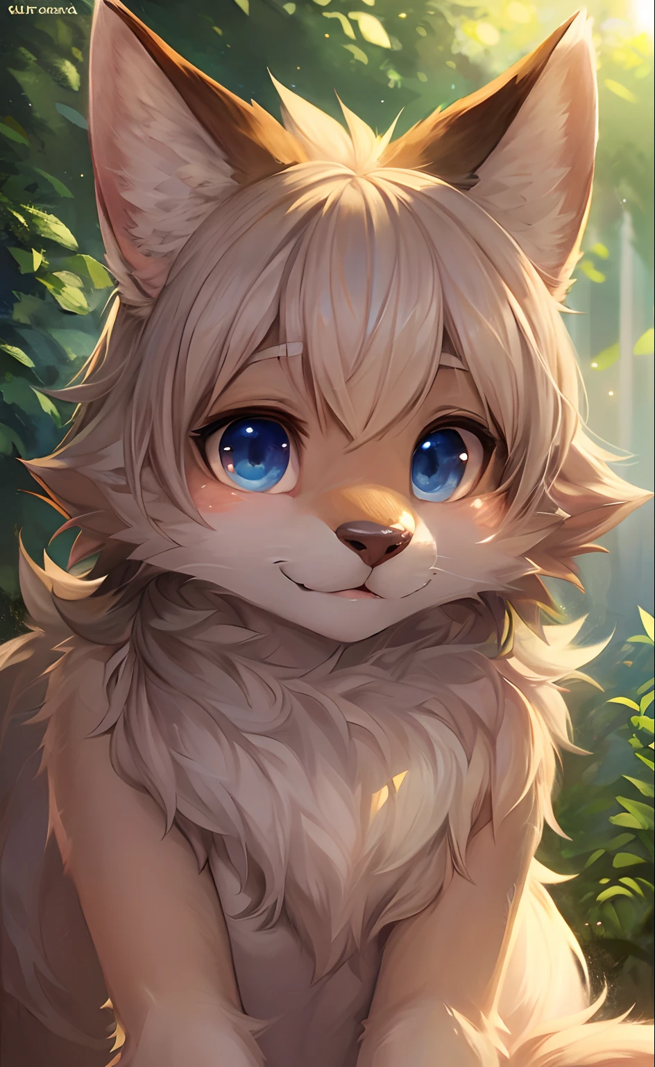 furry, cute face, ambient light, ultra detailed fur, volumetric light