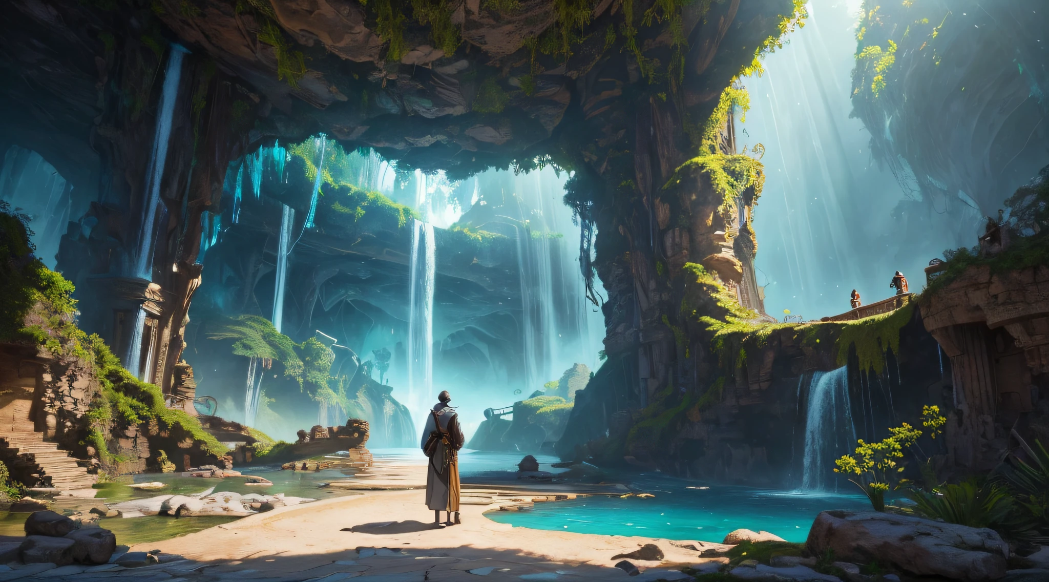 (best quality,4k,8k,highres,masterpiece:1.2),ultra-detailed,(realistic,photorealistic,photo-realistic:1.37),unveiling of a groundbreaking theory,astonishing discovery,overwhelming emotions,widespread disbelief,public's fascination and curiosity,scientists reveal a hidden world within Earth,fantastical landscapes in uncharted realms,unveiling mysterious continents never seen before,expanding the boundaries of our understanding,unveiling of forgotten civilizations,architectural wonders,Lost City of Atlantis revealed,breathtakingly intricate and elaborate structures,rare and exotic flora and fauna,vibrant and diverse ecosystem,sublime natural beauty,soaring mountain ranges and cascading waterfalls,dazzling colors and lush greenery,mesmerizing sunsets painting the horizon,ethereal and dreamlike atmosphere,interactions between the public and this newfound revelation,intense debates and discussions,attempts to comprehend the incomprehensible,thirst for knowledge and exploration,excitement and inspiration triggering a renaissance in science and art,unquantifiable impact on human history and perception,light shining through the darkness,unlocking the secrets of the Earth's hidden depths,leading humanity into a new era of enlightenment,and forever changing our understanding of the world we inhabit.