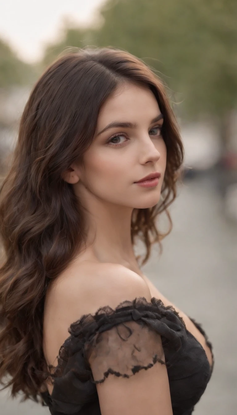 best qualityer, photograph of-realistic, 4K, Beautiful brunette girl, NSFW, greene eyes, full bodyesbian, Lingerie, Perfect and Beautiful Face, smallunderboob, with fair skin,::n_Did, mutations, Ugly hands, Texting,