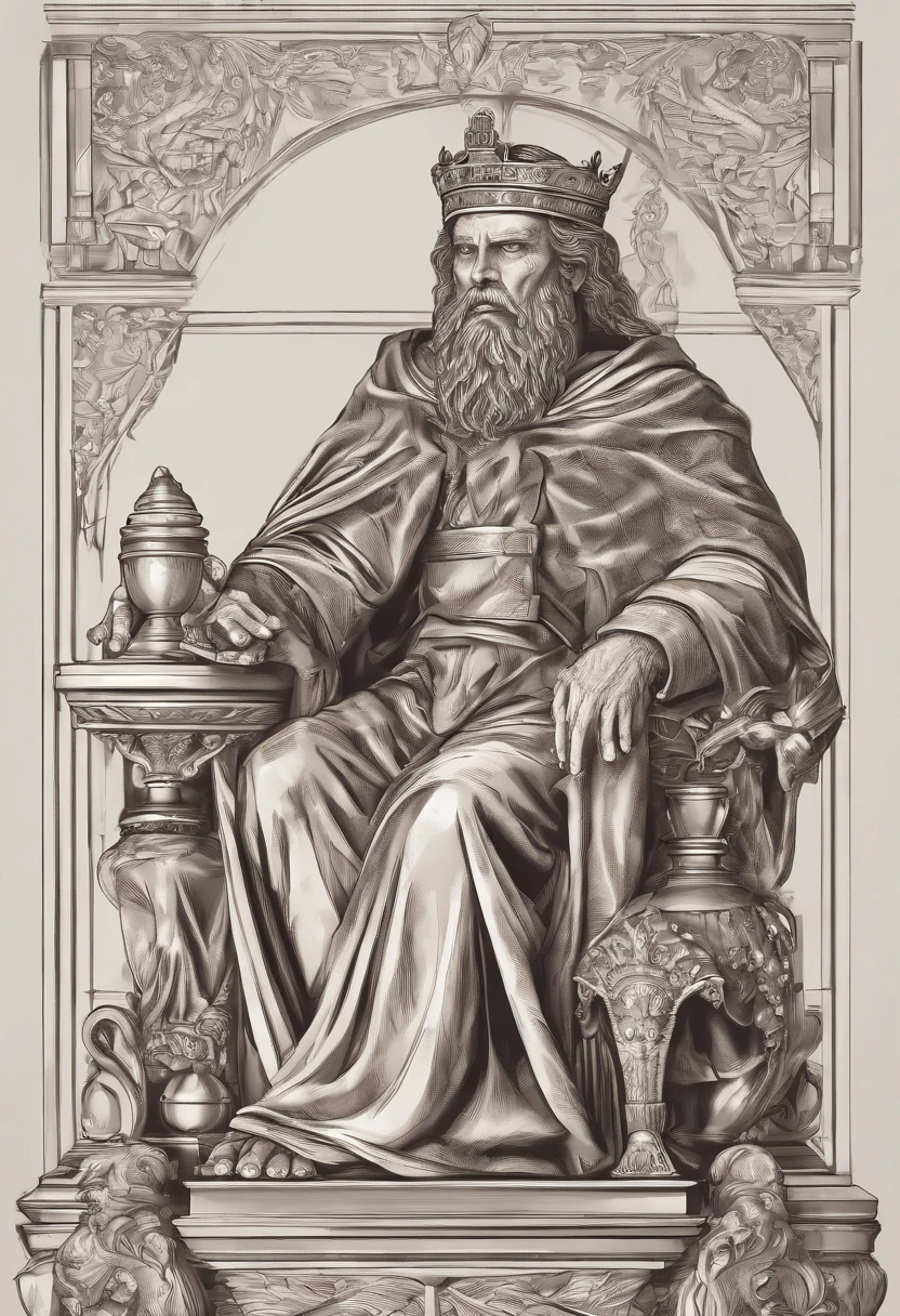 king solomon playing chess