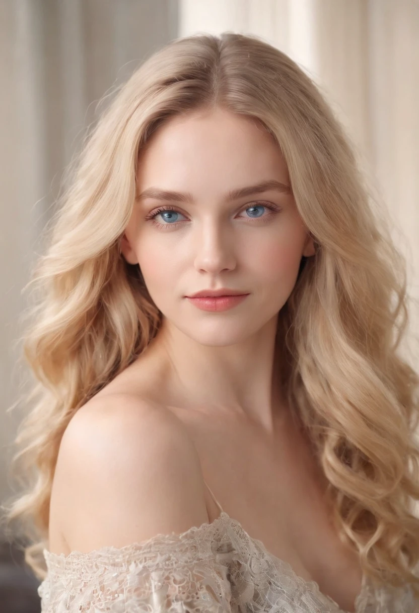 same face, blonde girl, blue eyes, beautiful, full body naked, legs open, from the back