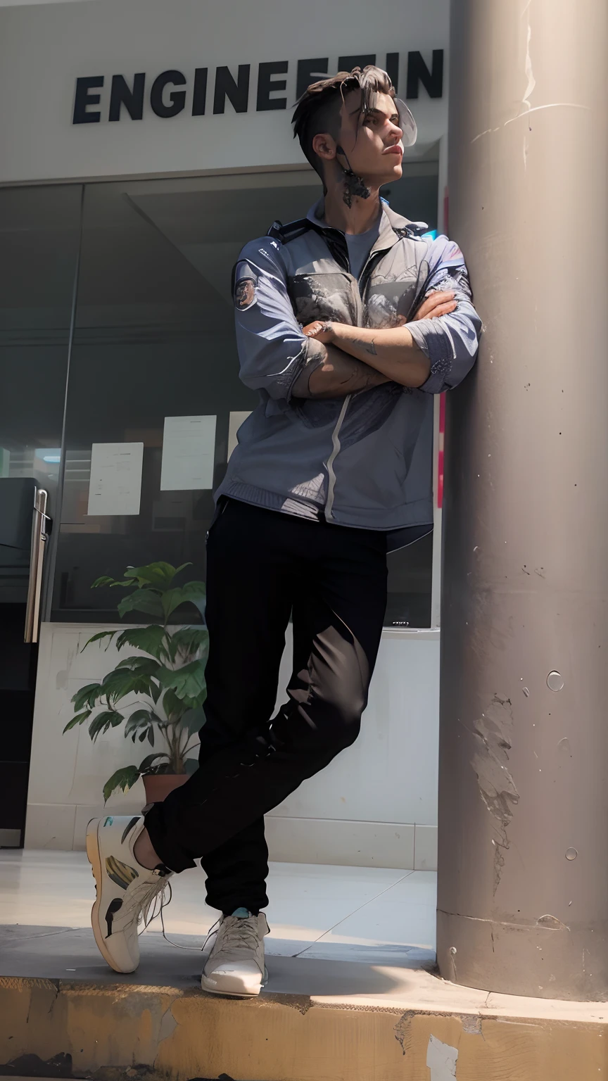 Change Background, Cyberpunk, Handsome Boy, Ultra Realistic Face, 4k,