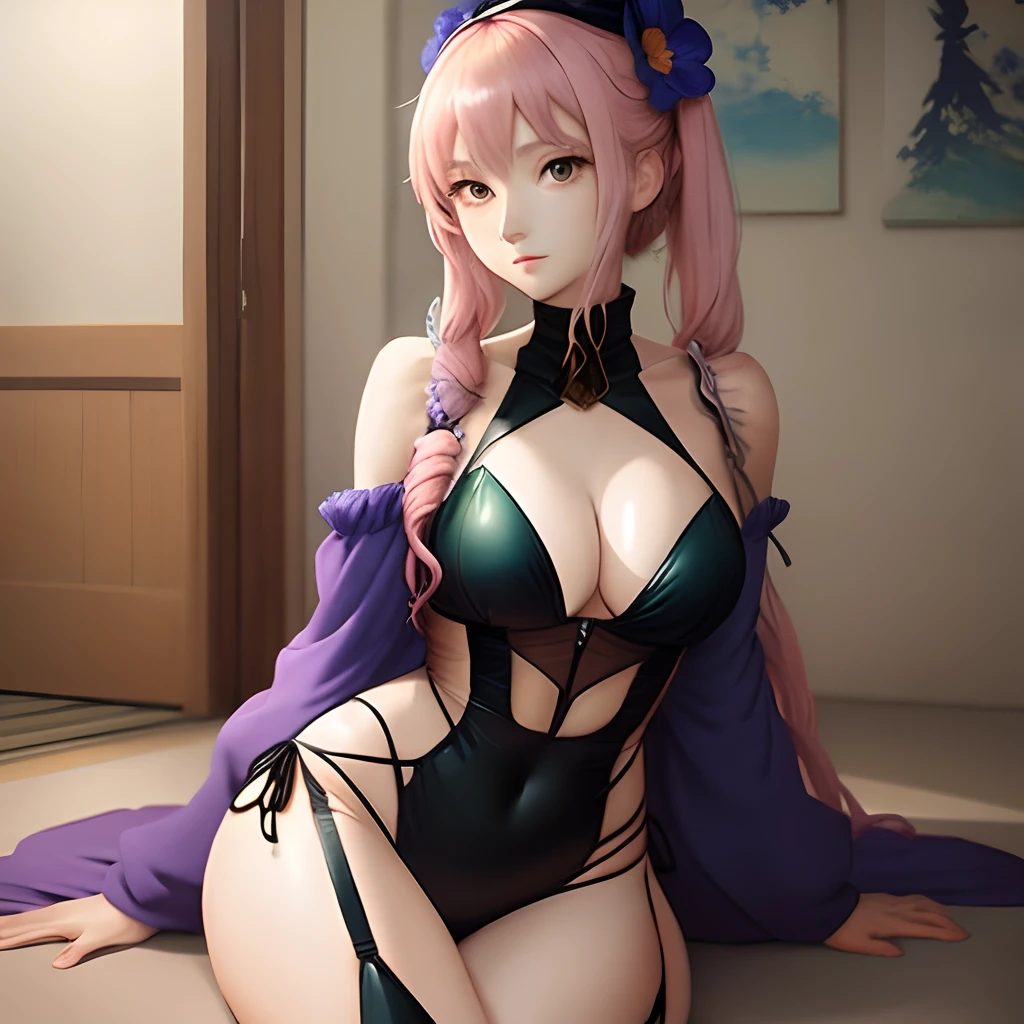 A beautiful anime woman
