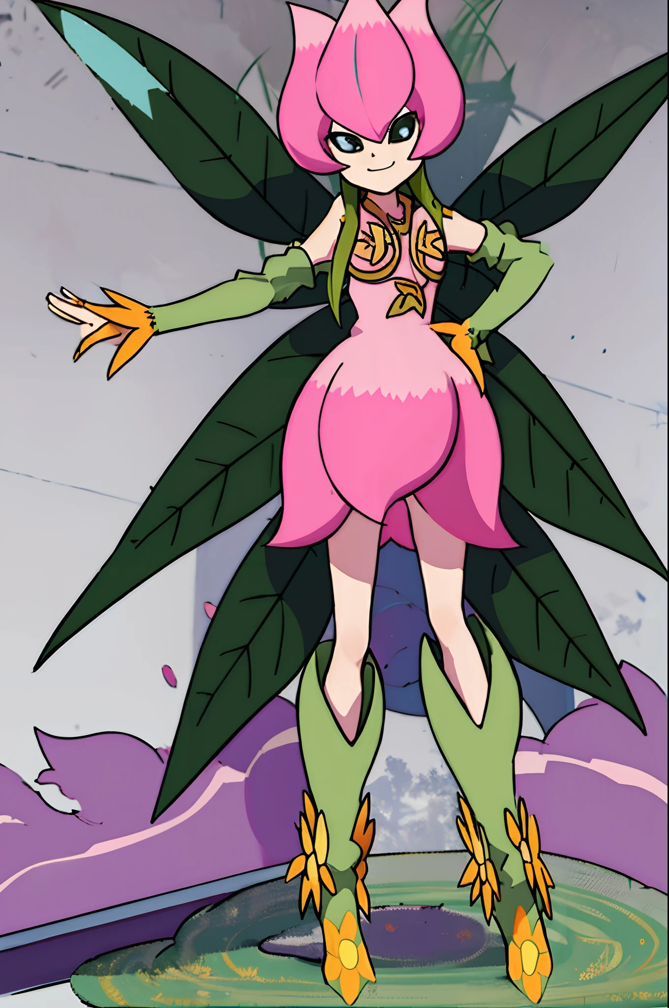 rosine (berserk),((moth girl)),Japanese moon moth,moth wings ,insect girl,long hair,Big eyes,