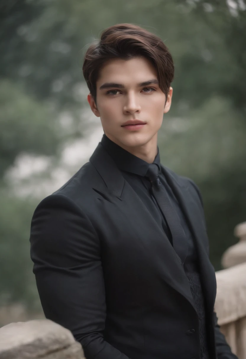 (best quality,highres,realistic:1.37), [muscular], [absolutely stunning], [majestic look]
, [intense gaze], [well-defined features], [strong jawline], [deep, piercing eyes],
[dark eyebrows], [perfectly groomed black hair], [mysterious aura], [confident posture],
[sun-kissed skin], [exquisite physique], [athletic build], [youthful appearance],
[black wristband], [fine art photography], [monochromatic color palette], 
[dramatic lighting], [subtle shadows], [striking contrast], [intense mood], 
[royal backdrop], [elegant throne], [aura of power], [regal atmosphere], 
[18-year-old king], [commanding presence], [captivating expression], 
[undefinable allure], [captivating charm], [enigmatic personality], 
[hypnotic eyes], [magnetic attraction], [unwavering confidence], 
[unique charisma], [unrivaled authority], [charismatic ruler], 
[kingdom at his feet], [unbreakable spirit], [undeniable strength].