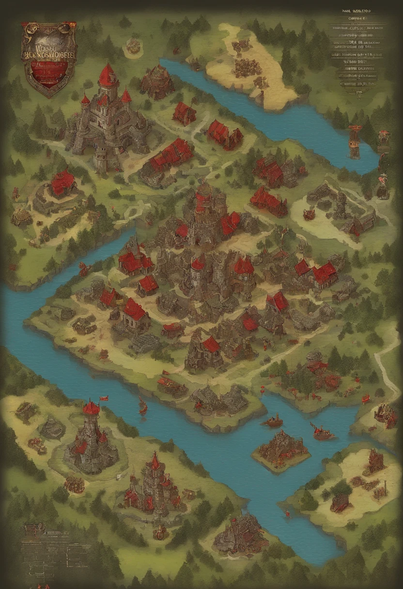 (Dark atmosphere:1.4),medieval times,Army in red armor,cavalry,There are wyverns in the sky,火焰,Dilapidated ruins