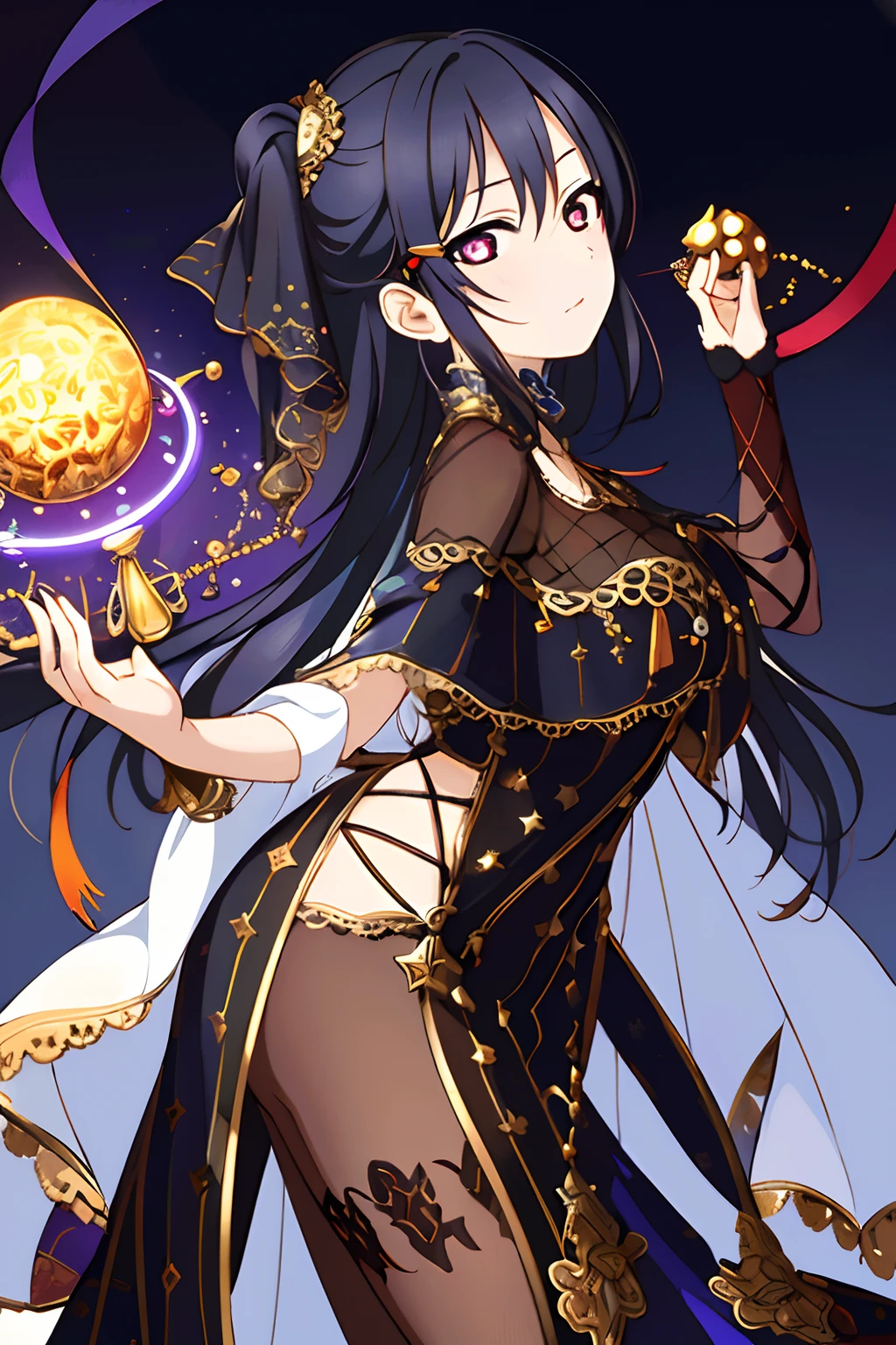 masterpiece、top-quality、masterpiece、(1girl)、(LLChar)、Evil Witch、dark energy、Void、Hollow eyes、(villainous)、Dark Magic、Dark Forest、Negative energy、Hell、Void、stele、A dark-haired、full bodyesbian