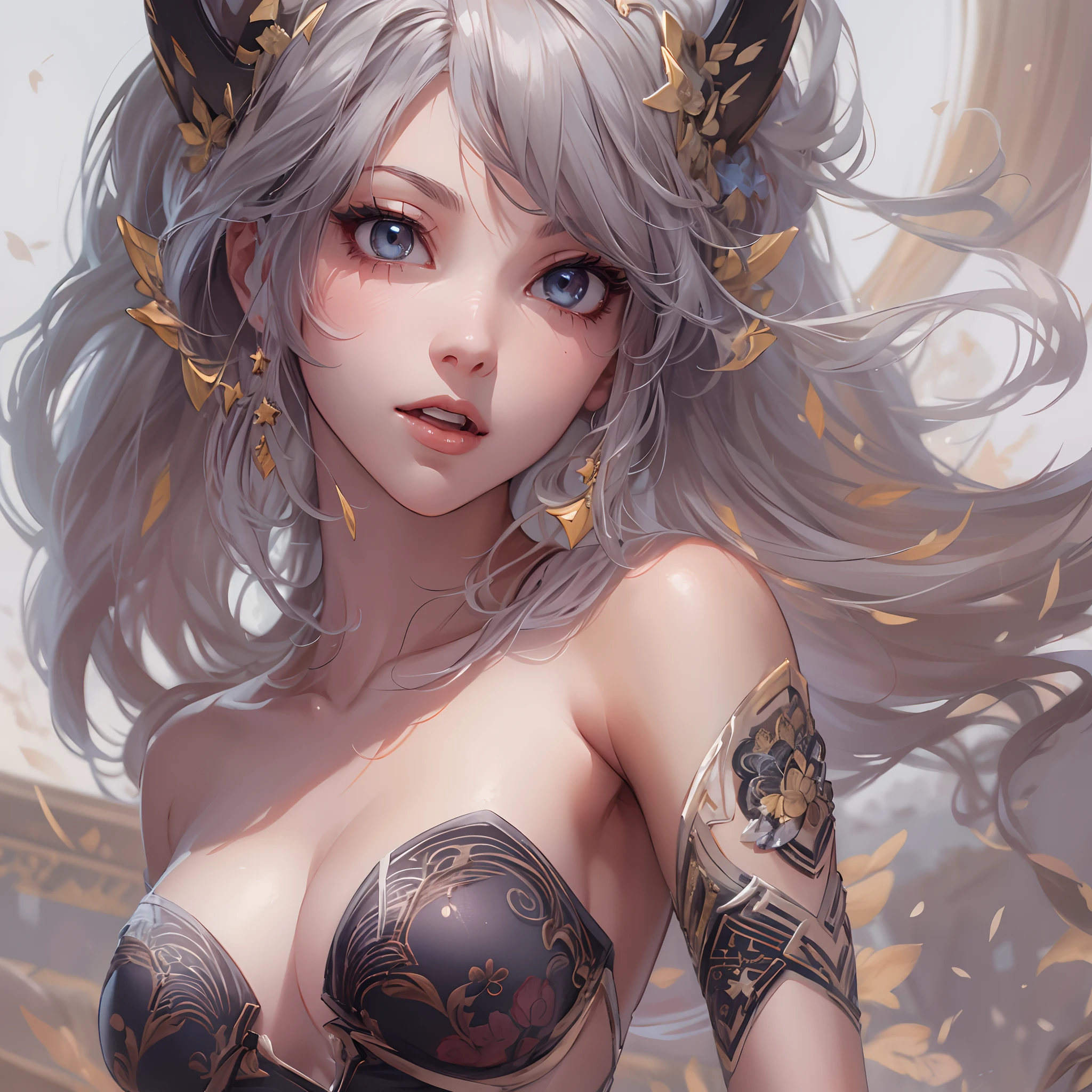 ((Masterpiece, Highest quality)), Detailed face, CharacterDesignSheet,full bodyesbian, perfectly proportions,Full of details, Multiple poses and expressions, Highly detailed, Martial arts girl,Seductive,Gradient hair color,Detailed eyes, ssee-through,black in color,lacepantyhose,Clouds,High Balance, Overhead halo,Natural light,Star decoration