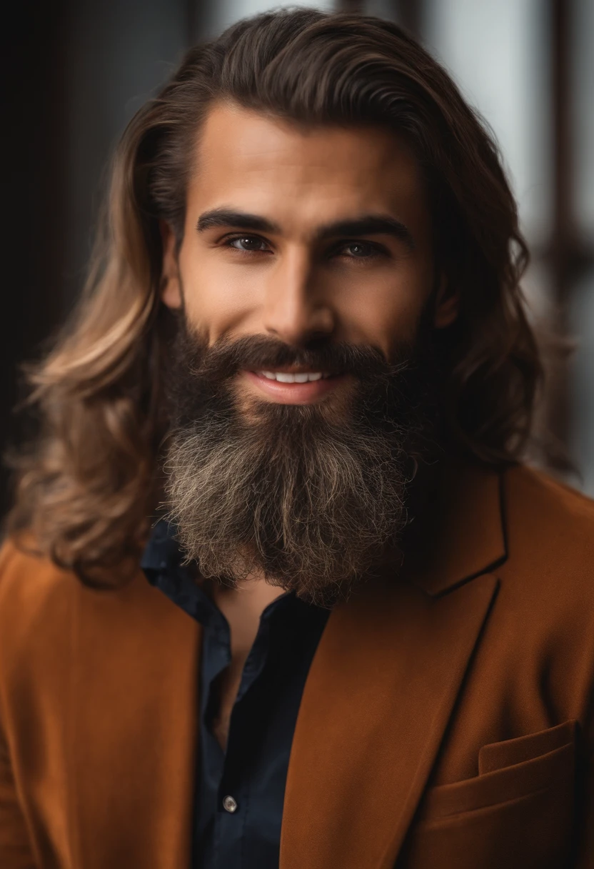 La mejor calidad,Ultra detallado,realista:1.37,Hombre guapo,cara hermosa,ojos detallados,strong jawline,barba de rastrojo,sonrisa encantadora,casual,cabello elegante,afeitado,Postura segura,caballero,Mirada cautivadora,bien arreglado,profesional,Apariencia similar a la de un modelo,vivid colors,Studio lighting,Warm color tone from front to camera ,Medio:retrato trader bitcoin