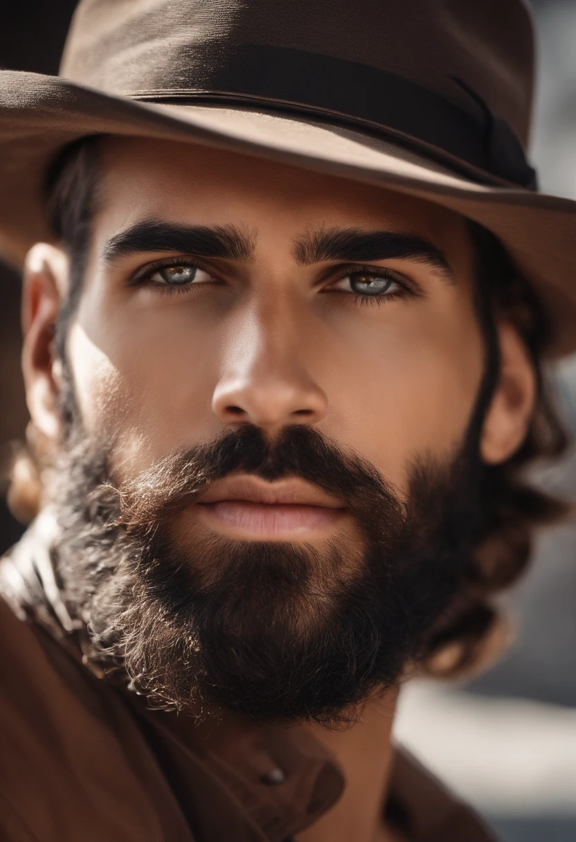 La mejor calidad,Ultra detallado,realista:1.37,Hombre guapo,cara hermosa,ojos detallados,strong jawline,barba de rastrojo,sonrisa encantadora,casual,cabello elegante,afeitado,Postura segura,caballero,Mirada cautivadora,bien arreglado,profesional,Apariencia similar a la de un modelo,vivid colors,Studio lighting,Warm color tone from front to camera