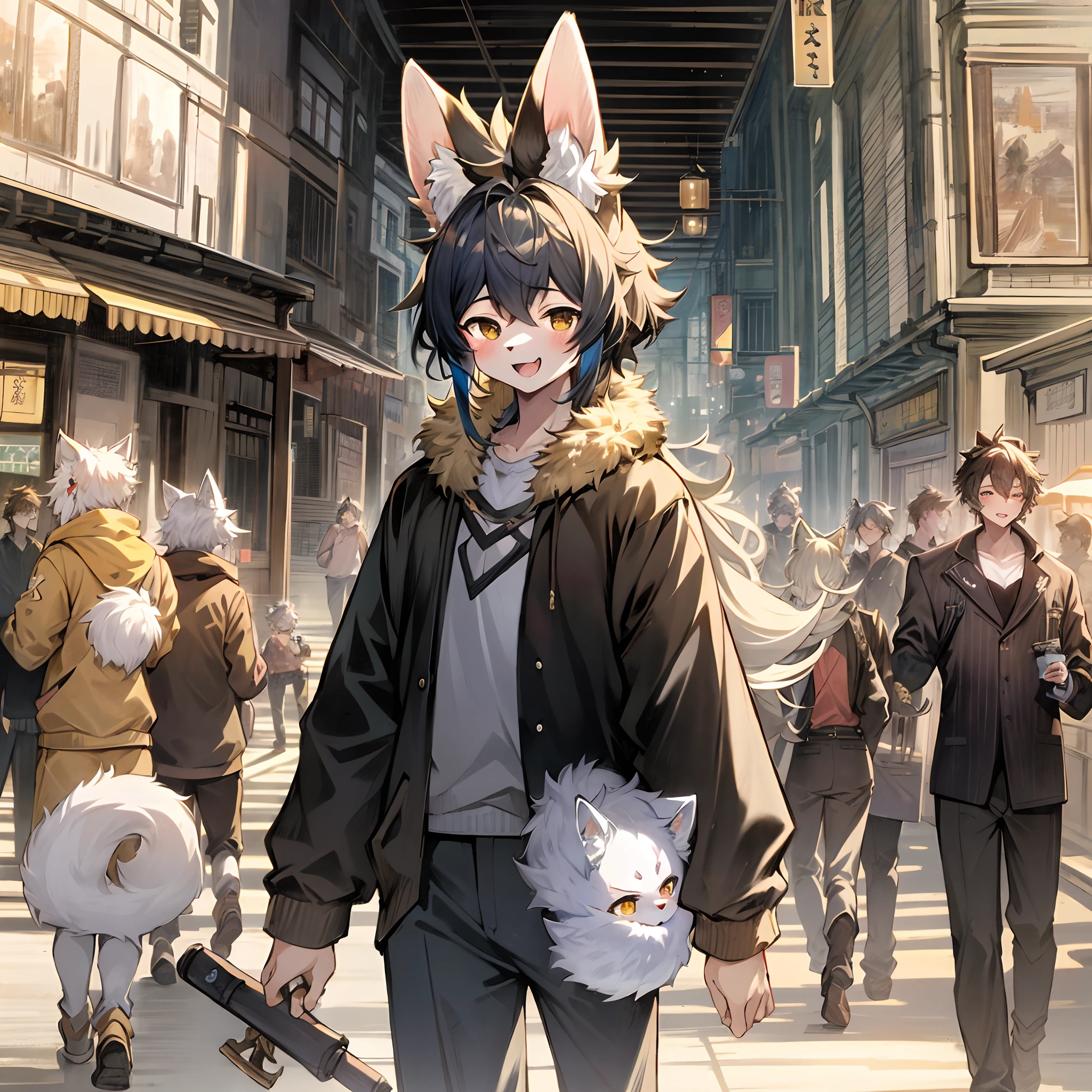 super high resolution, detailed background, World Heritage Site, 6+boys, 6+girls, Happy, joyful, absurdres(Photos of solo travelers)(kemono, furry anthro),