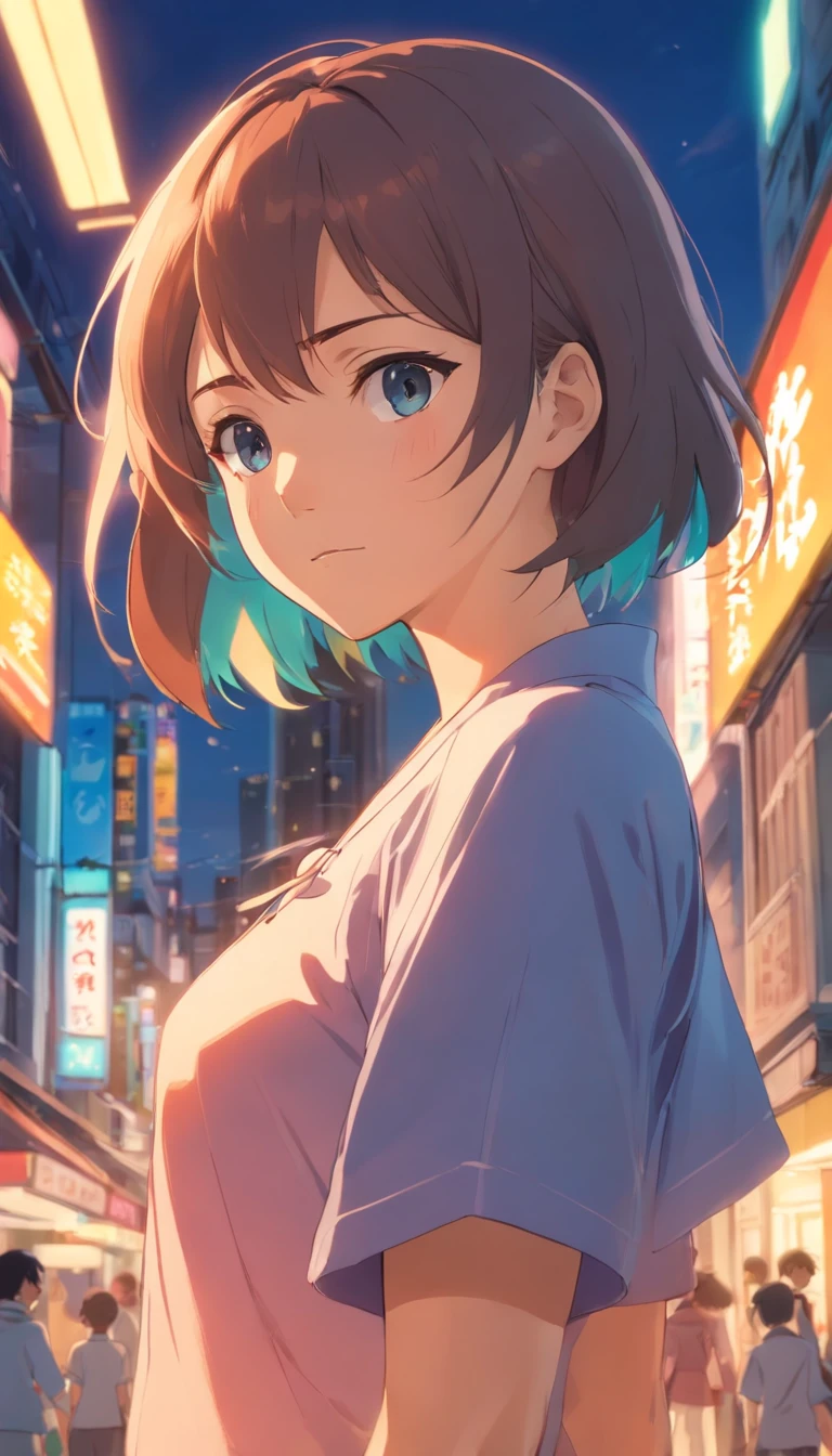 My seven younger sisters，best qualtiy，cinematic Film still from，The national color is fragrant，orphanage，angelicales，closeup cleavage，brightly，cheerfulness，The female protagonist，angry look