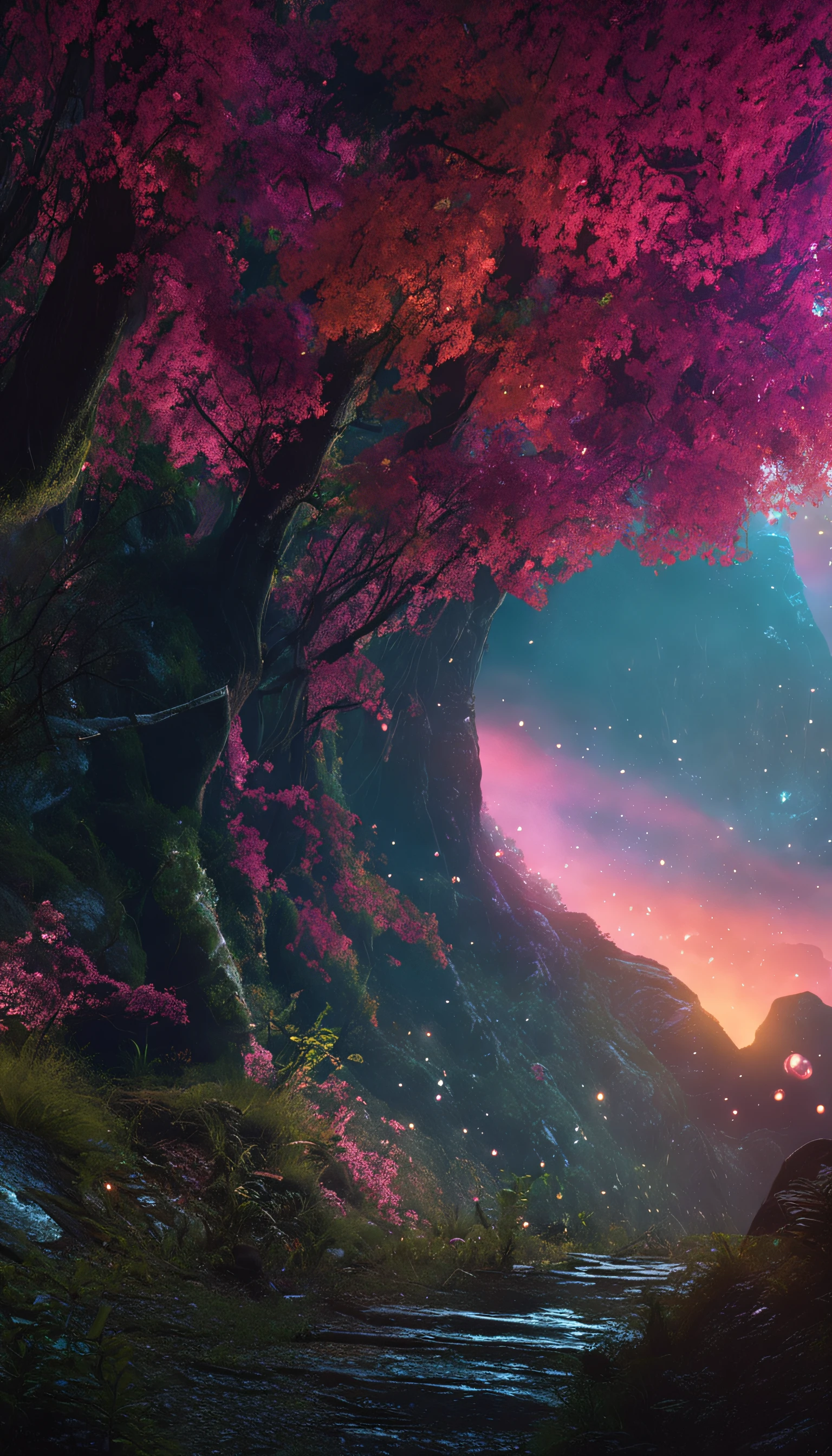 ln the forest，glowworm，Realiy，A high resolution