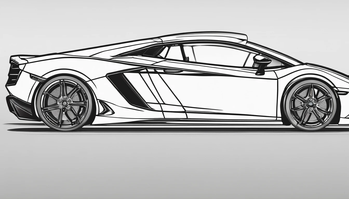 lamborghin gallardo from one side