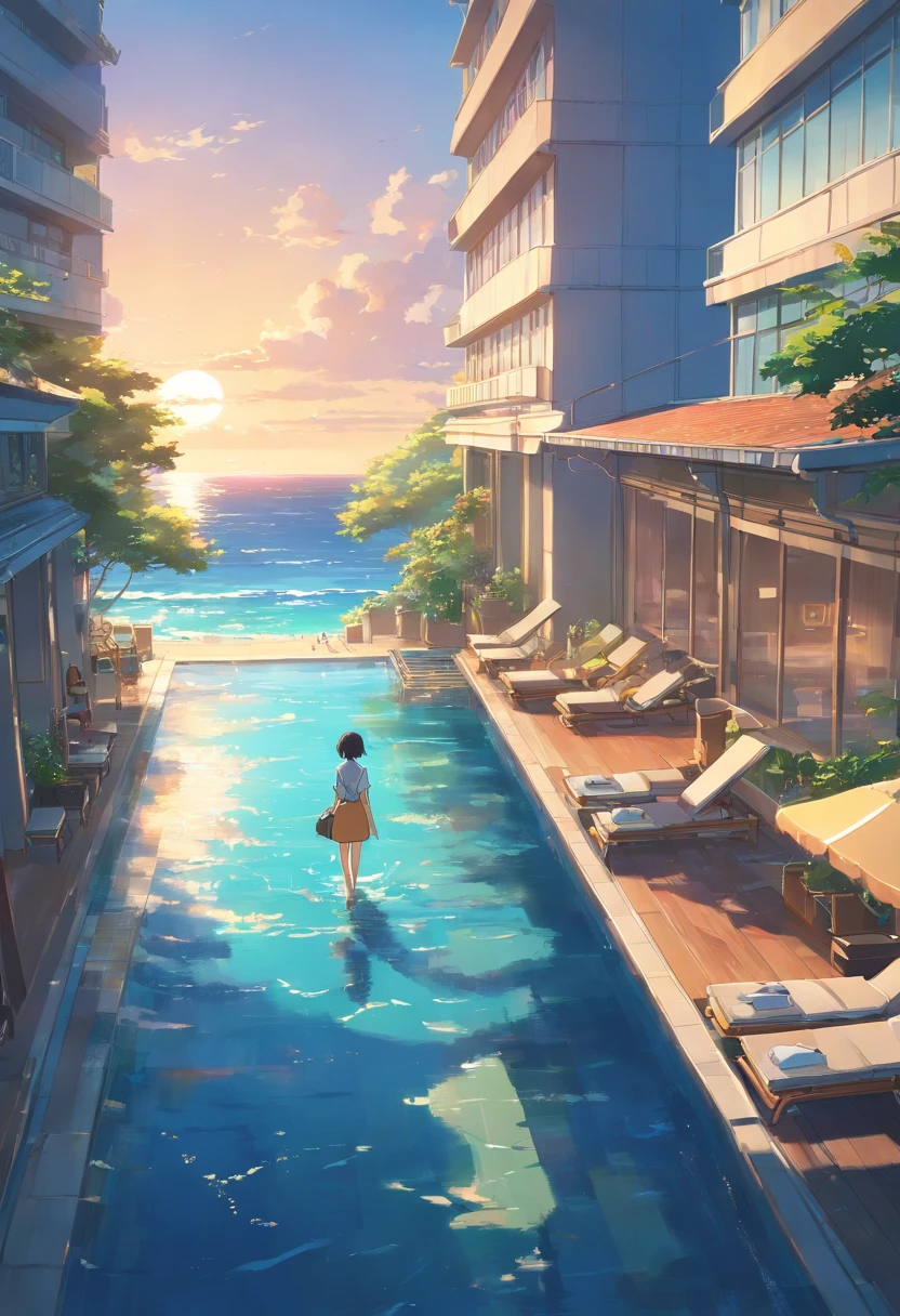hotel em frente ao mar