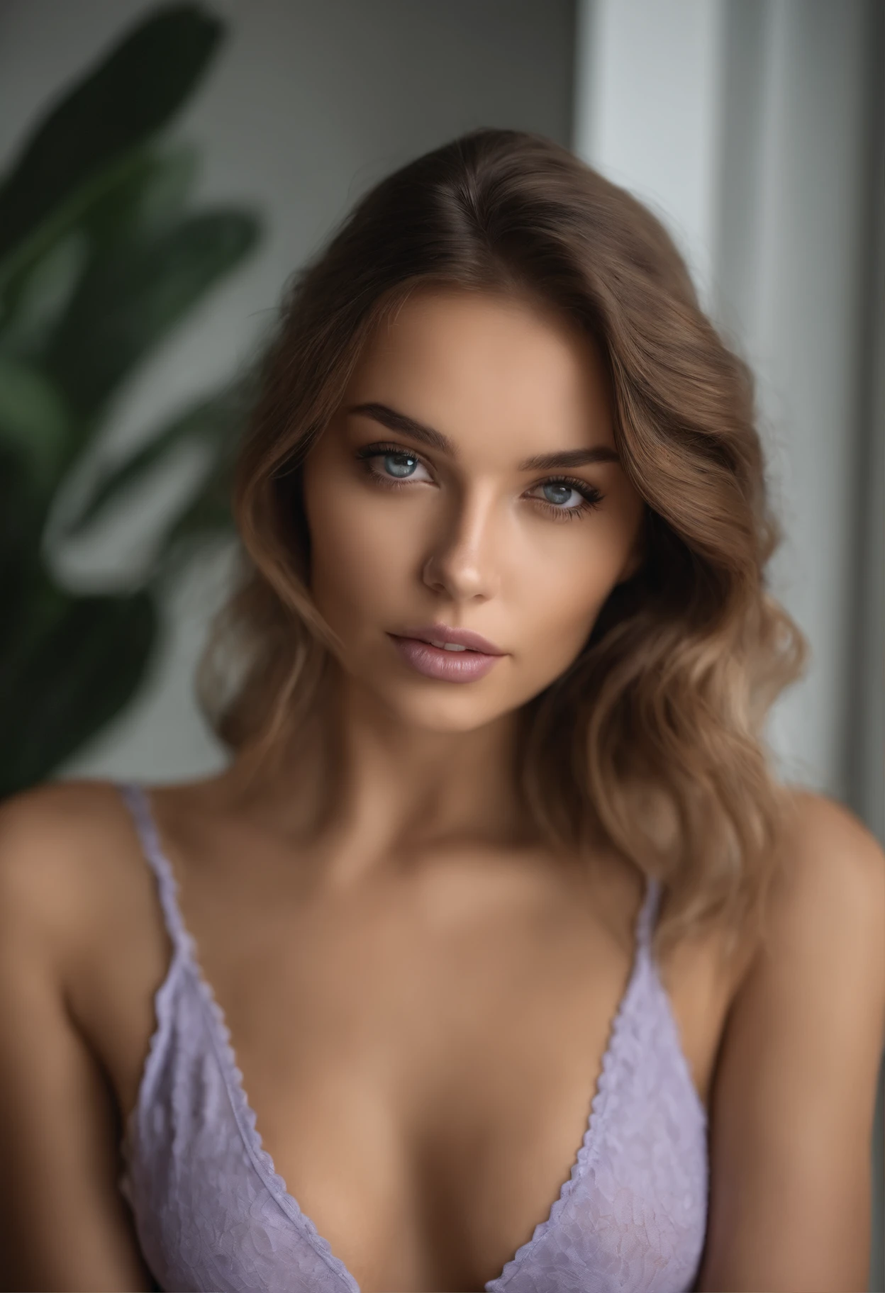 woman with matching tank top and panties, fille sexy aux yeux bleus, Portrait Sophie Mudd, Portrait de Corinna Kopf, cheveux blonds et grands yeux, selfie of a young woman, Les yeux dans la chambre, Violet Myers, ohne Maquillage, maquillage naturel, Look directly into the camera, Visage avec Artgram, dezentes Maquillage, Superbe photo du corps entier, dans la chambre, Fission