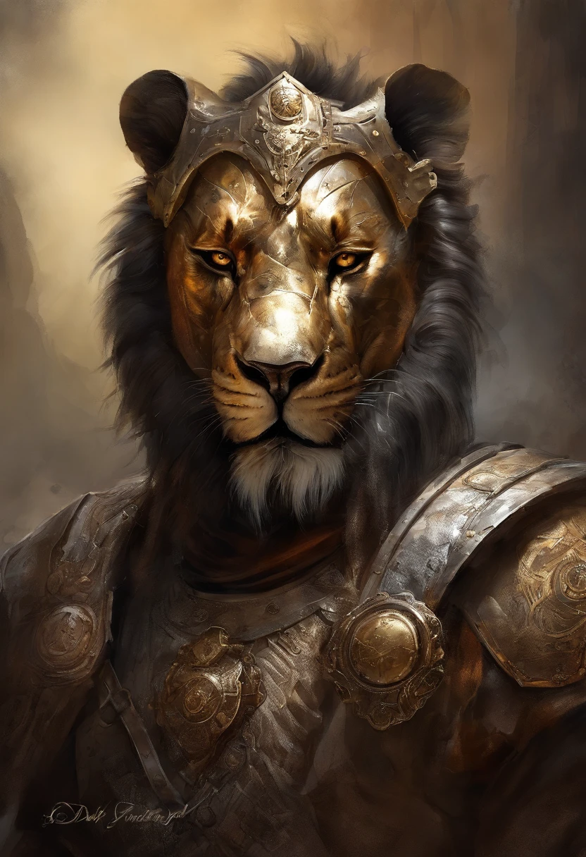 maximum quality, dramatic lighting, menacing pose, fierce expression, epic atmosphere, (((Lion's head shaped helmet))), (((tiro de corpo inteiro))),a lion made of metal, ciborgue, estilo cyberpunk, mechnical, ((detalhes intrincados)), HDR, ((detalhes intrincados, hiperdetalhado)), incandescent bulbs, Cinematic Shot, vinheta, bokeh efeito beckground, (Caninos), (tiro de corpo inteiro).