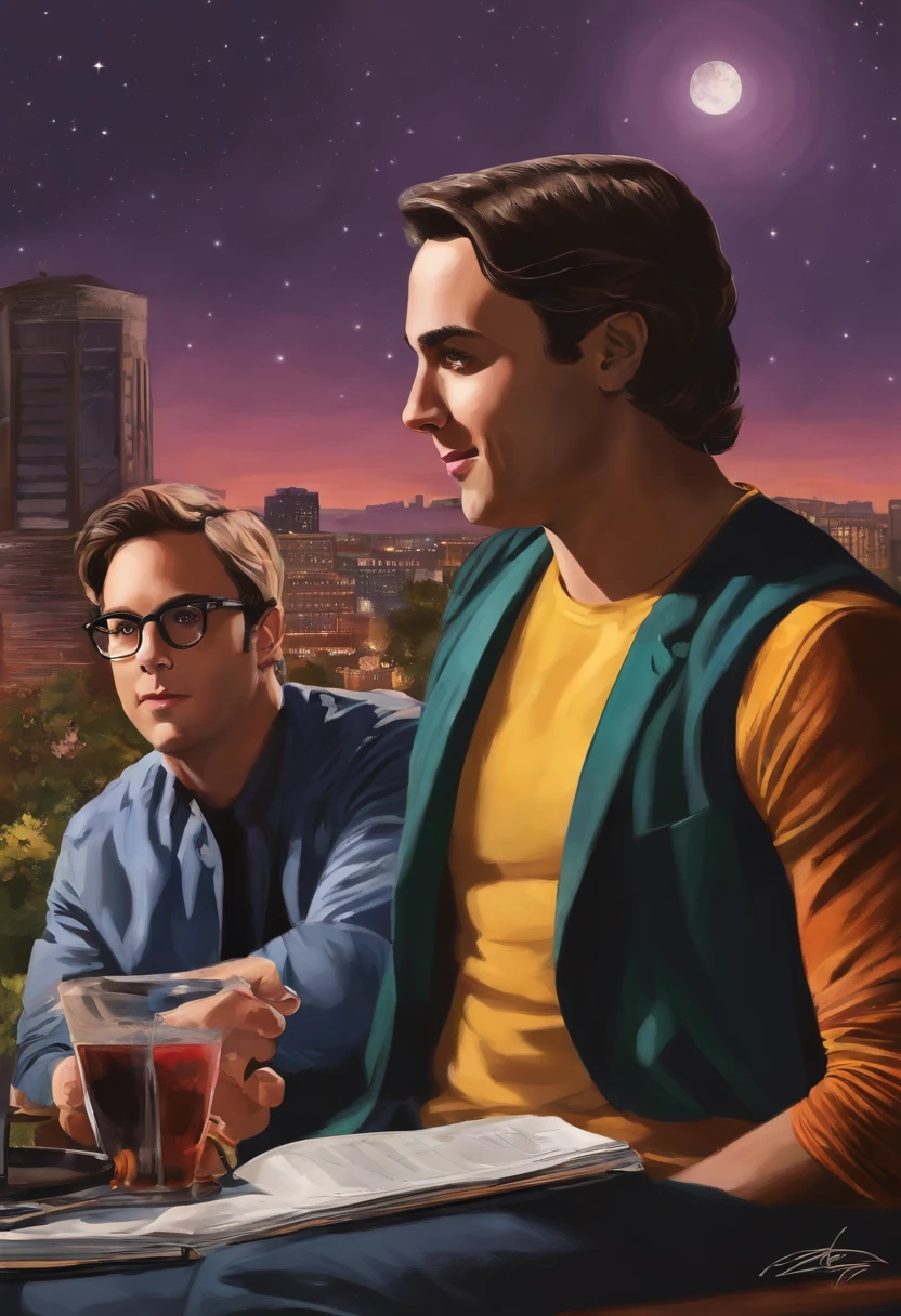 Theo big Bang theory, desenho