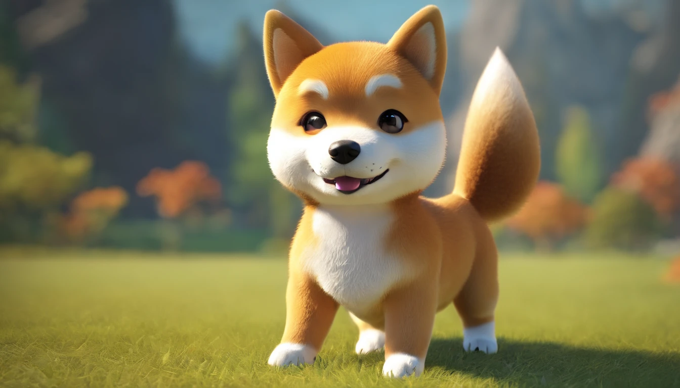 a cute puppy,Shiba dog