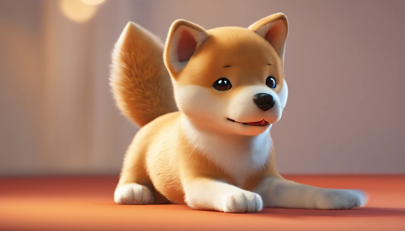 a cute puppy,Shiba dog