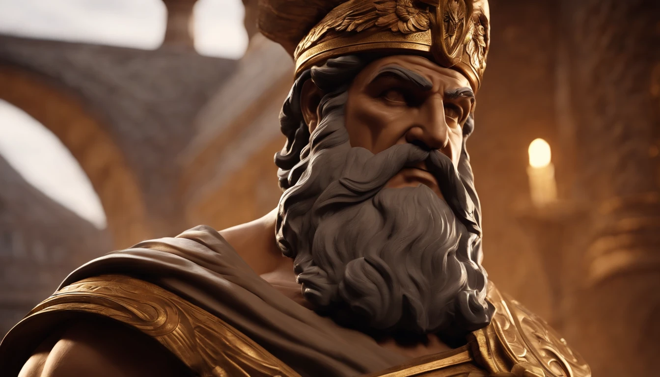 Zeno of Scythia, Stoic philosopher. --ar 16:9 --auto