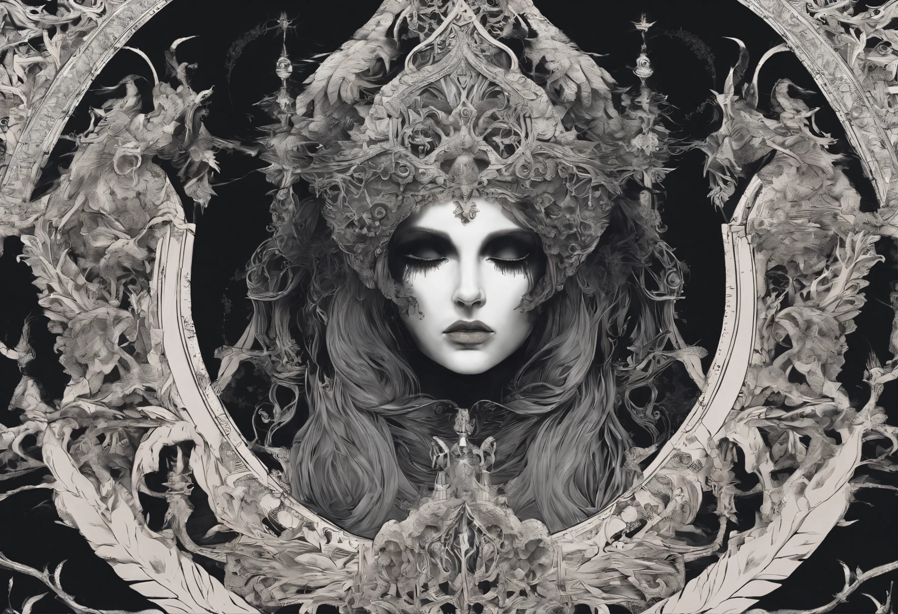 ((Best quality, 8K, Masterpiece: 1.4)),((Amazing detail: 1.3)),((illustration: 1.2)),((high resolution: 1.1)),Creepy, Horror, Worms, Dark style, Dark fantasy,Tentacle, Flesh-colored, Realistic, Dark atmosphere, Chiaroscuro, filmgrain, peristaltic,