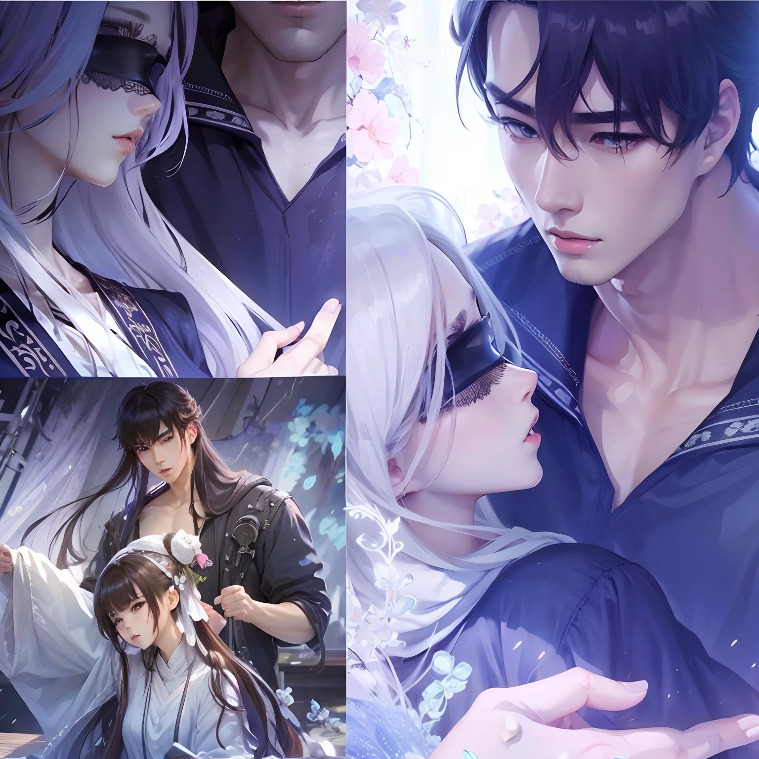 Turn into kawaii style manga realistic asian K-pop handsome and pretty