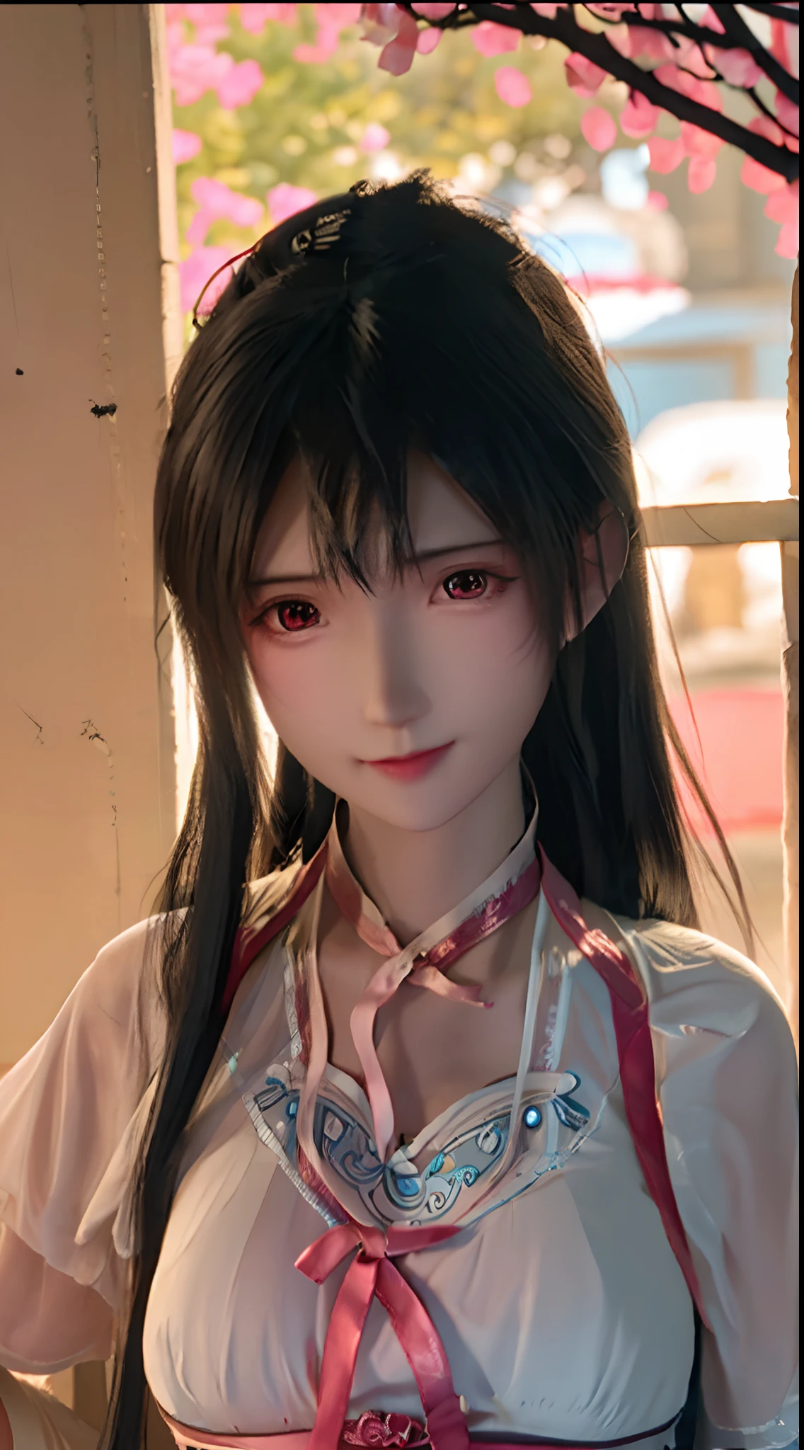 (Best quality, Ultra-detailed, photo-realistic:1.37), Silver-haired woman, Fantastic blue eyes, Happy woman beating eggs with chopsticks, Soft lighting, pink apron, illustration, bangs, Flowing hair, Gentle breeze, Shiny hair, Thick egg whites, Close-up of black stockings, mitts, chef's hat.Blonde hair, Gradient hair, Pink hair, folded ponytail, blue halo, Glowing eyes, Wide eyes, drunk, Anime style, shadowing, back lit lighting, macro photograph, Close-up, first person perspective, head out of frame, hyper HD, High details, Best quality