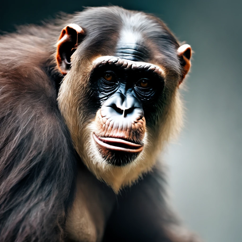 Perfect centralization, chimp, wearing a jacket,vidros de vidro,Rosa da flor, wearing sunglasses, alegria, Standing position, beleza abstrata, Centrado, looking at the camera, Facing the camera, nearing perfection, Dynamic, altamente detalhado, liso, foco nítido, 8k, high-definition resolution, illustration, arte de Carne Griffiths e Wadim Kashin, fundo branco