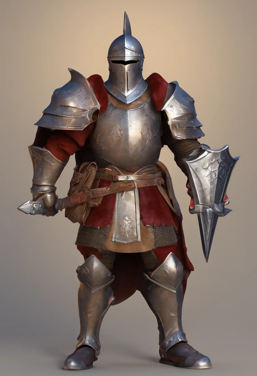 Game character illustration, knight