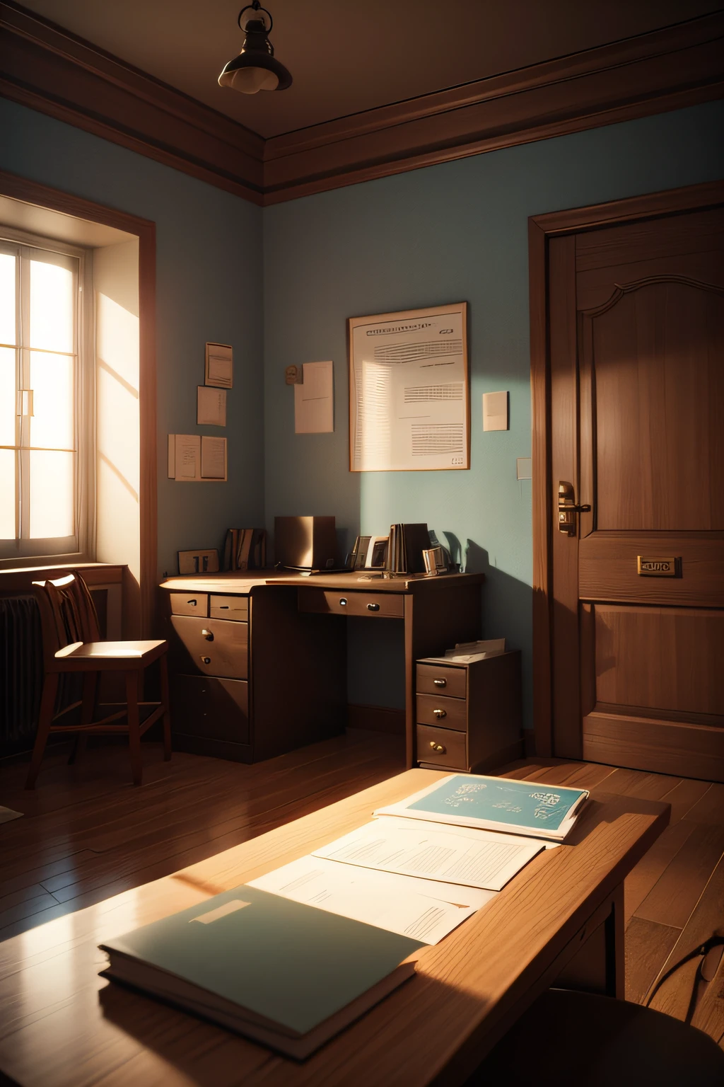 detective room