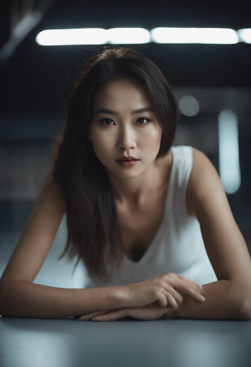 (best quality,4k,highres,masterpiece:1.2),bathroom,showering,naked,Chinese girl,,long hair,double eyelid,beautiful eye,seductive pose,whole body shot
