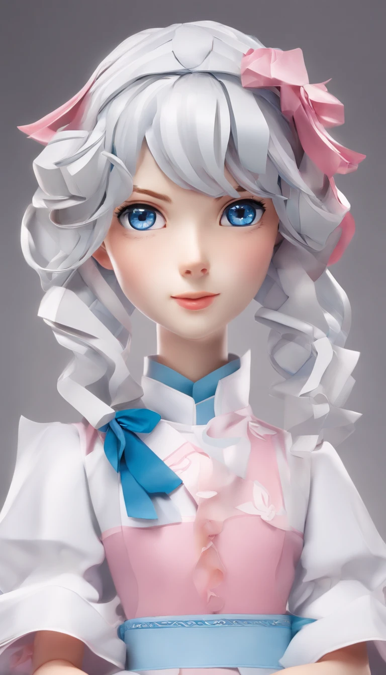 (Best quality, Ultra-detailed, photo-realistic:1.37), Silver-haired woman, Fantastic blue eyes, Happy woman beating eggs with chopsticks, Soft lighting, pink apron, illustration, bangs, Flowing hair, Gentle breeze, Shiny hair, Thick egg whites, Close-up of black stockings, mitts, chef's hat.Blonde hair, Gradient hair, Pink hair, folded ponytail, blue halo, Glowing eyes, Wide eyes, drunk, Anime style, shadowing, back lit lighting, macro photograph, Close-up, first person perspective, head out of frame, hyper HD, High details, Best quality