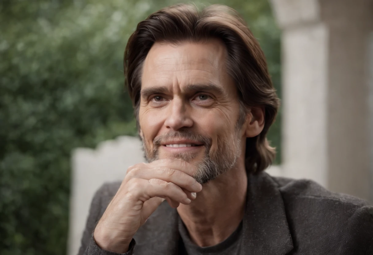 filme todo poderoso, uma conversa com Jesus, jim carrey, ultra realista, ator jim carrey, cara de mal, rosto machucado, rosto cortado, dialogo com deus, ambiente sombrio, falando com deus, muito realista, cena de cinema, face de medo, crying expression, jim carrey, filme todo poderoso