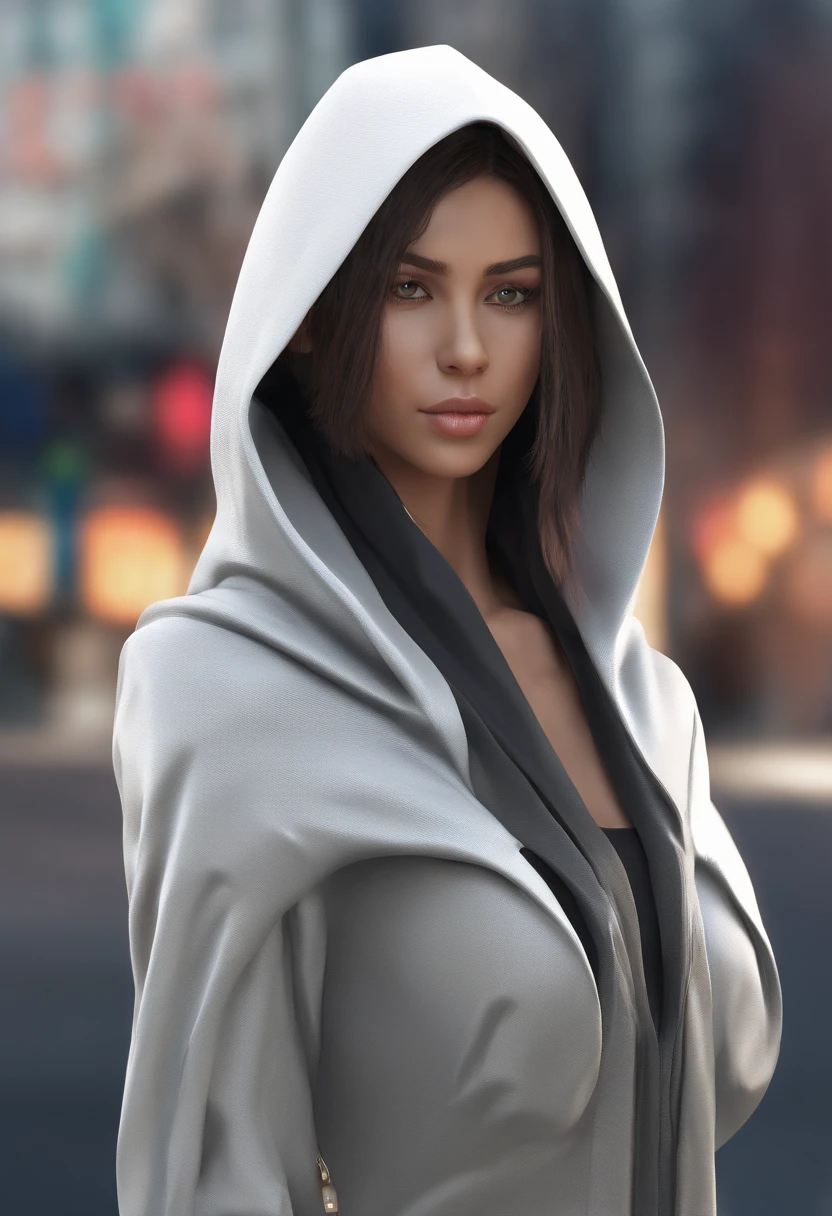 a close up of a person wearing a black hood and a black hoodie, face is wrapped in a black scarf, clothed in hooded, wearing a dark hood, cloaked woman, black hood, detailed face of an arabic woman, wearing sci - fi cloak with hood, photograph of a techwear woman, cyberpunk anime girl in hoodie, wearing a hood, hood