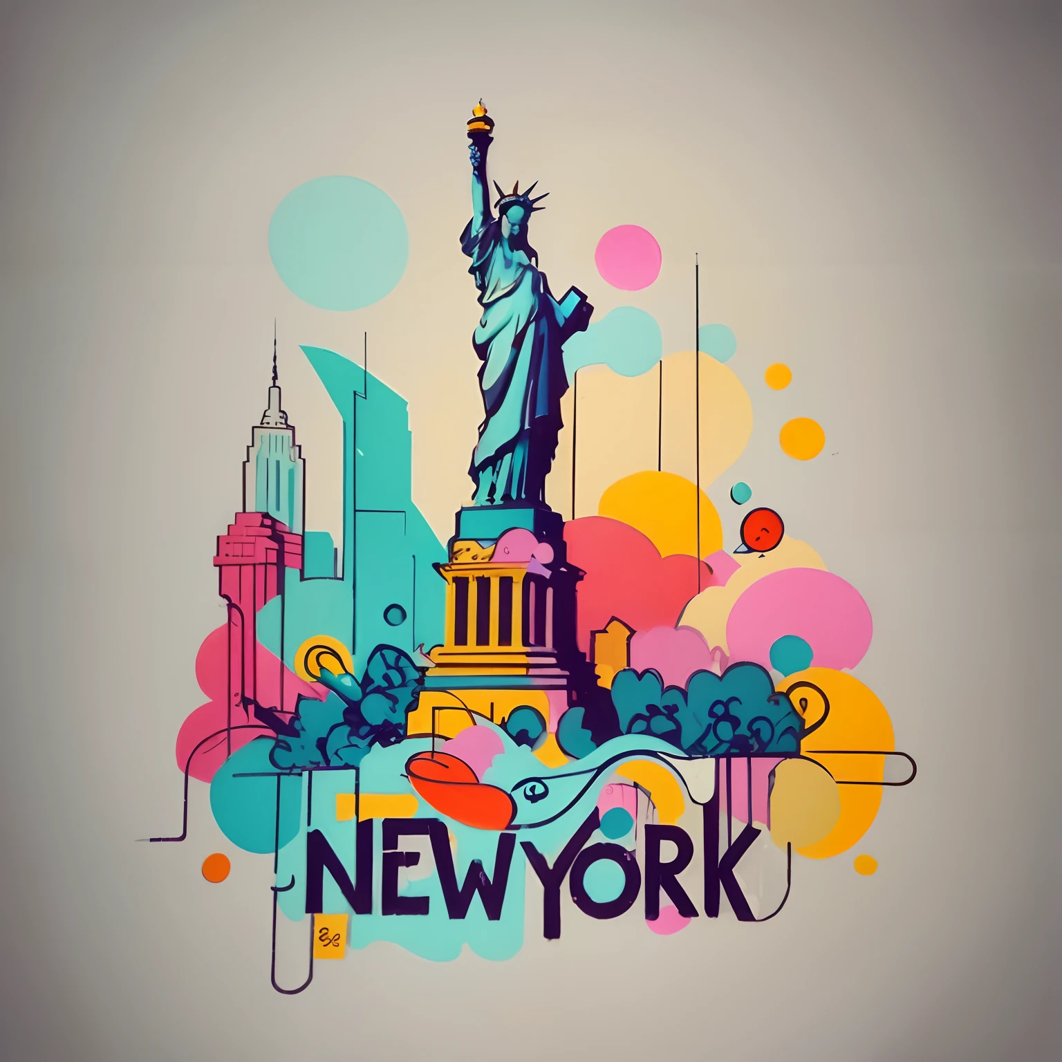 Add some details ,stunning art,add newyork skyline